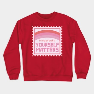 Selfcare Voice [coral] Crewneck Sweatshirt